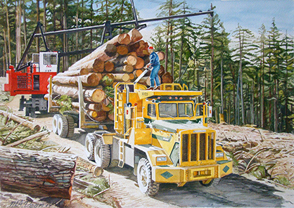 Challenger Logging Truck